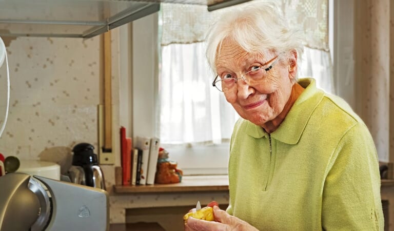 Grandmother Spends Entire Day Peeling Single Potato
