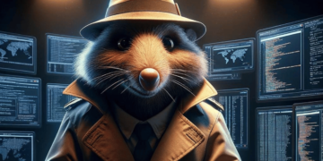 Stealthmole secures $7m funding for its AI-powered dark web intelligence firm. A cybersecurity mole, dressed in hat and trench coat, investigating the dark web.